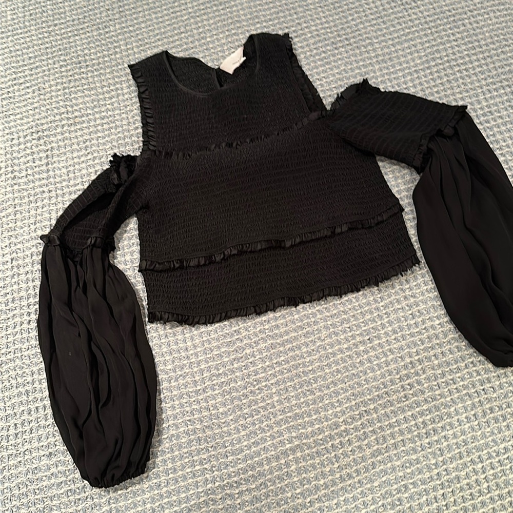 100% Silk CINQ-A-SEPT blouse